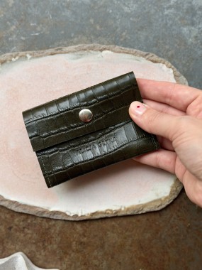 Wallet MIKRO Flap Dark Green